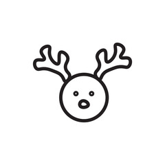 raindeer lineart