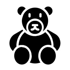 Teddy Bear Solid Icon