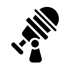 Telescope Solid Icon