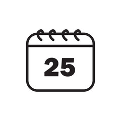 christmas date lineart