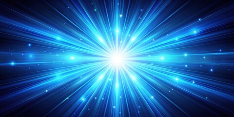 Fototapeta premium Abstract glowing colorful blue burst background , abstract, glowing, colorful, blue, burst, background,design, vibrant, energy