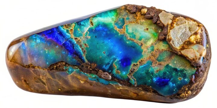 Rare boulder opal found in Coober Pedy, Australia , boulder opal, rare, precious, gemstone, natural, Coober Pedy