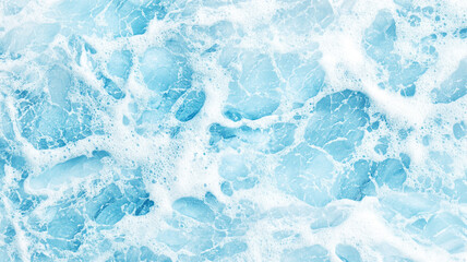 Obraz premium serene light blue background with gentle water ripples evokes tranquility
