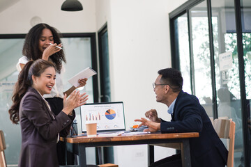 business people meeting in office