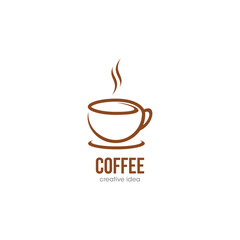 Coffee Creative Concept Logo Design Template