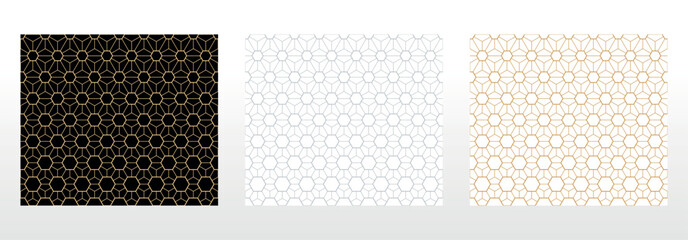 Set of abstract geometric patterns. Modern vector backgrounds. Colored ornaments Graphic modern patterns Simple lattice graphic design