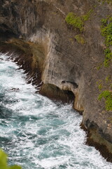 waterfall in the mountains