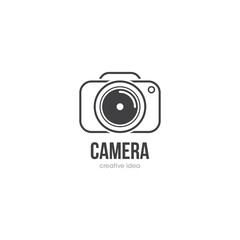 Camera Creative Concept Logo Design Template