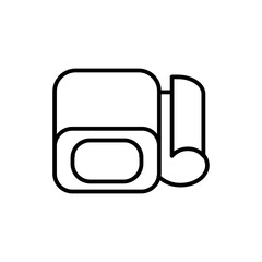 fabric line icon