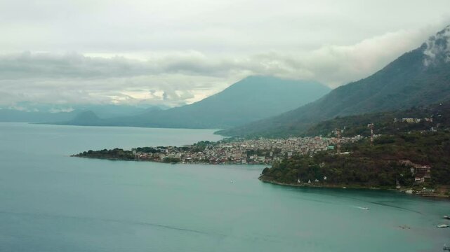 Lago, Atitl&aacute;n, Paisaje del lago, guatemala, Cerro De Oro, San Pedro La Laguna