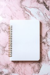 Spiral Notebook on Marble