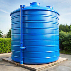 Obraz premium A large water tank, typically made of durable material, designed