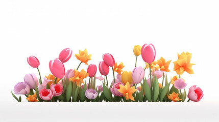 Bouquet of roses and various beautiful colorful flowers on a white background, wedding and romance decoration.Bouquet of roses and various beautiful colorful flowers on a white background, wedding an