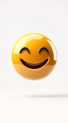 Fototapeta premium smiley face or happy emotion, Smile emoji 
