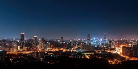 Obraz premium city skyline 