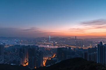 Obraz premium view of the city 