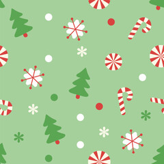 Seamless pattern for Christmas event