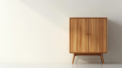 Modern Wooden Cabinet  Light Room Interior Design