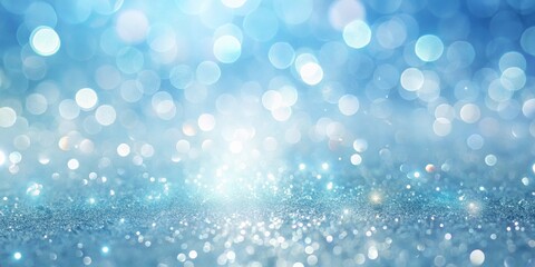 Abstract Blue Glitter Bokeh Background, bokeh, background