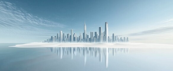 Fototapeta premium landscape with fog 