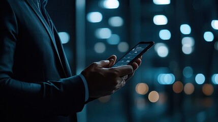 Person receiving realtime updates on crossborder payments via a digital platform, AI ensuring global financial transparency