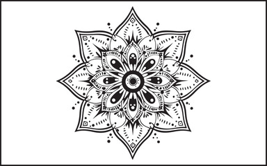 flower abstract design element