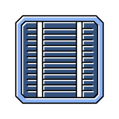 photovoltaic cells solar panel color icon vector. photovoltaic cells solar panel sign. isolated symbol illustration