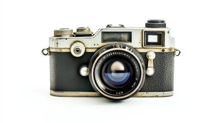 Vintage Camera with Classic Design and Detailed Features
