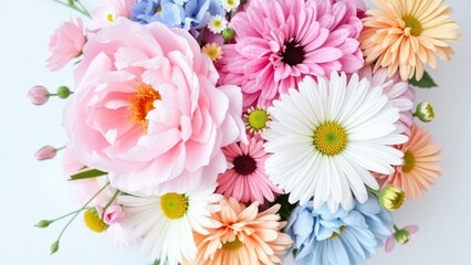 Colorful Floral Arrangement: Perfect for Spring Decor, Weddings, and Home Interiors