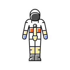 spacesuit space exploration color icon vector. spacesuit space exploration sign. isolated symbol illustration