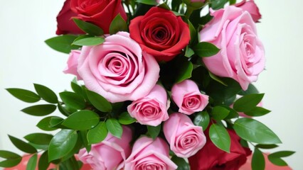 Obraz premium Elegant Rose Bouquet: Perfect for Romantic Gestures and Special Occasions