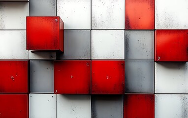Red wall background 