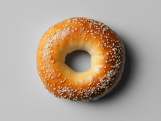 bagel with sesame seeds