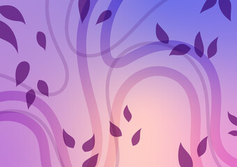 Abstract purple curve line gradient pattern background