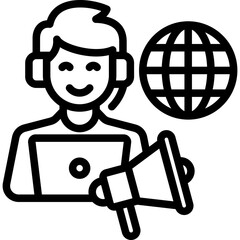 Telemarketing Icon
