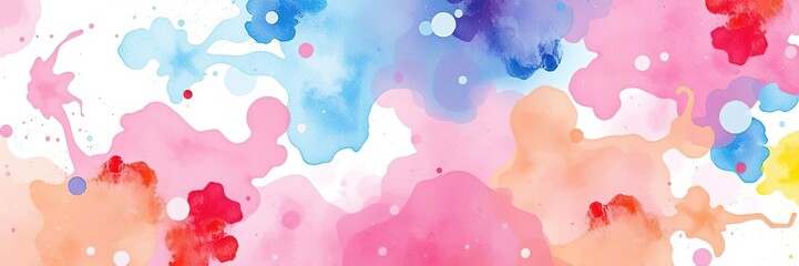 Obraz premium Watercolor splash background with swirling colors, design, pigment