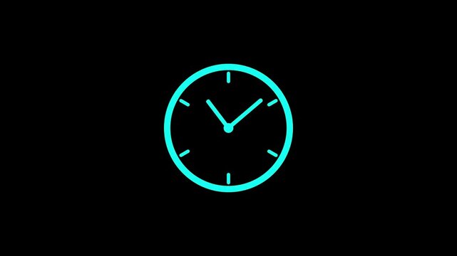 Abstract moving clock icon ,stopwatch. abstract wall clock illustration background.