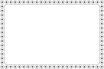 Artistic abstract Border and Frame, Colorful Rectangle Frame, Creative Border,