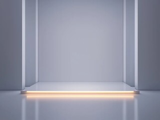 empty white room
