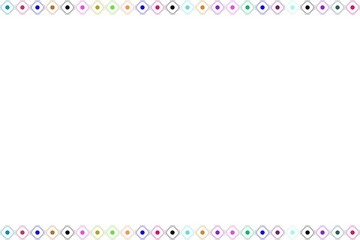 Artistic abstract Border and Frame, Colorful Rectangle Frame, Creative Border,