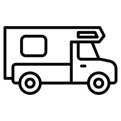 Pickup Camper icon