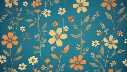 Clear Plain Shiny Warm Soft Vintage Bokeh Cloudy Wave Like Geometric Blue Background or Texture