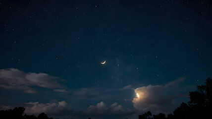 Fototapeta premium sky with stars