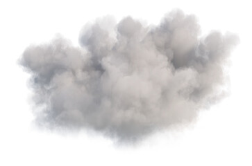 Isolated cloud with transparency.