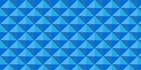 Fototapeta premium Abstract geometric blue, green seamless low polygon triangle texture wallpaper. Triangle shape retro wall grid pattern geometric ornament tile vector square element design.