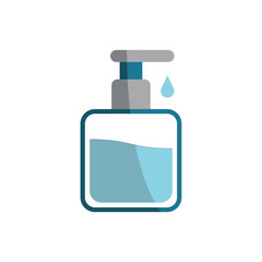 Liquid soap icon features clean lines and elegance, enhancing any digital concept.