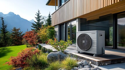 Outdoor ac installation comfort and style in mountain homes