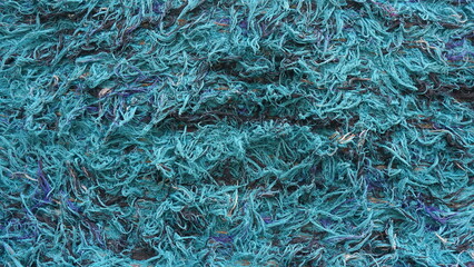 Abstract rough turquois fabric texture for background