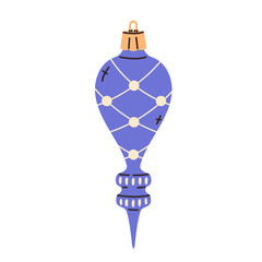 Christmas tree toy. Xmas decor. Winter decoration.