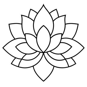 recommend clip art: lotus flower vector, Original name(s): lotus--mandala-floral-vector-illustration
